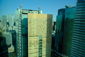 コンラッド東京　エグゼクティブコーナーシティスイート　部屋からの眺望
